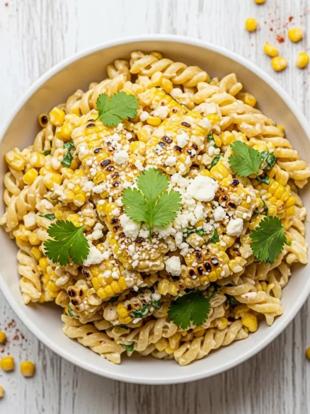 Ultimate Mexican Street Corn Pasta Salad For Summer Parties (Web Story)