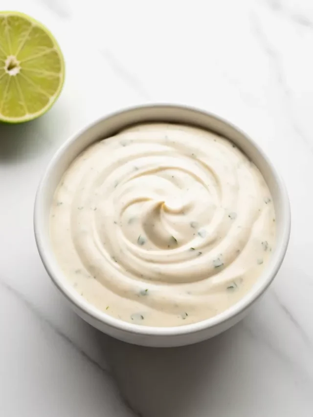 Amazing Creamy Cilantro Jalapeño Lime Sauce Recipe (Web Story)