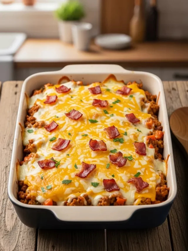 Low Carb Casserole Comforting Low-carb Turkey Cheeseburger Casserole (easy Recipe) (Web Story)