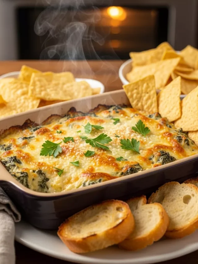 Amazing Houston’s Spinach Artichoke Dip Recipe (copycat) (Web Story)