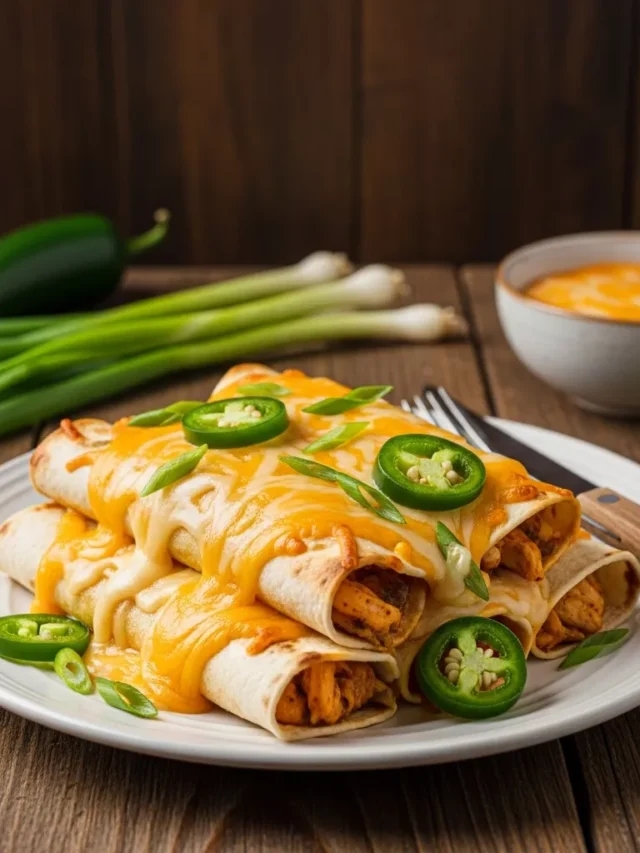 Jalapeño Chicken Enchiladas Amazing Jalapeño Popper Cheesy Chicken Enchiladas Recipe (Web Story)