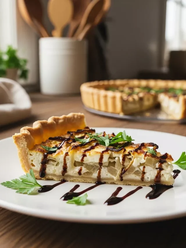Cozy Tennessee Onion Tart With Goat Cheese And Thyme (Web Story)