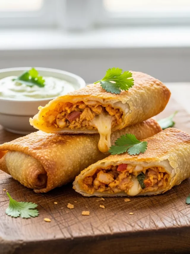 Amazing Southwest Egg Rolls Recipe With Avocado Ranch (Web Story)