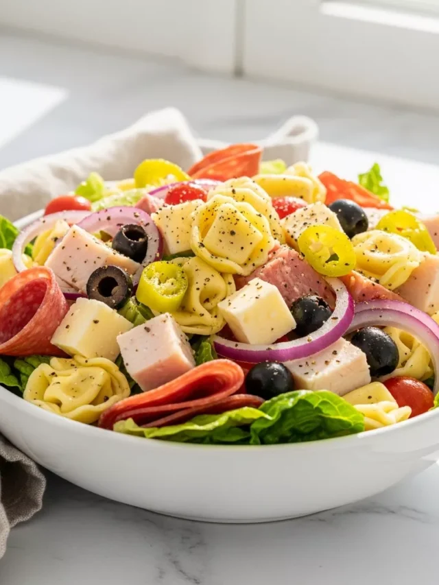 Amazing Grinder Tortellini Salad Recipe – Perfect Party Dish (Web Story)