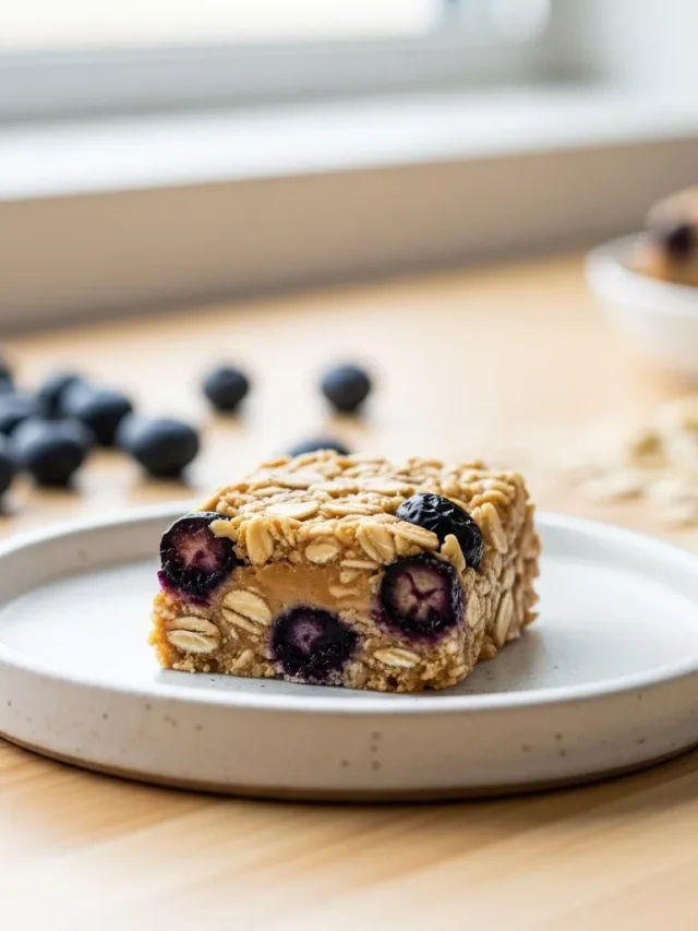 Perfect No-bake Blueberry Peanut Butter Chew Sticks (Web Story)