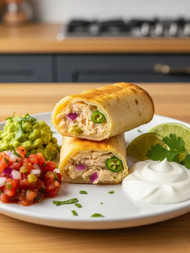 Amazing Baked Chicken Taquitos With Cream Cheese Filling (Web Story)
