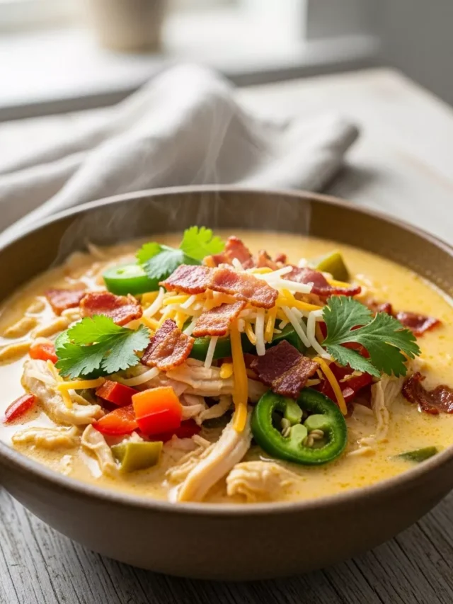 Creamy Jalapeno Popper Chicken Soup Cozy Creamy Jalapeño Popper Chicken Soup: Your New Favorite Comfort (Web Story)