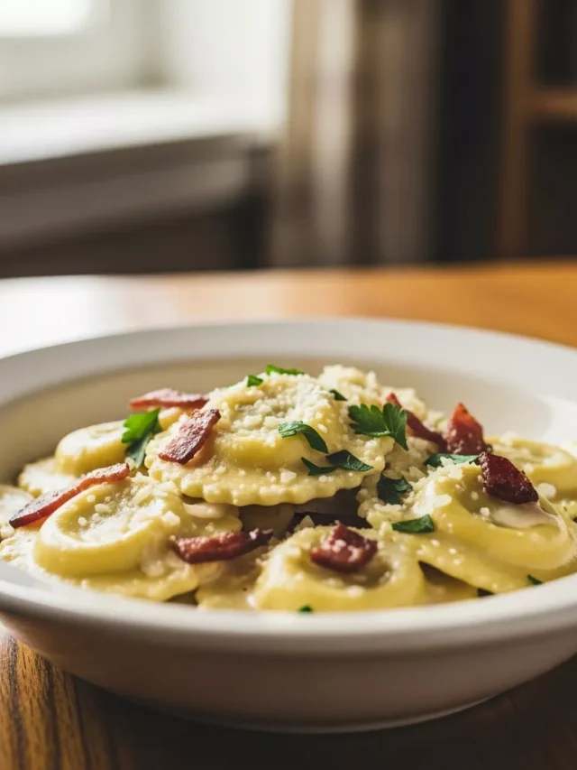 Amazing Creamy Carbonara Ravioli (olive Garden Inspired) (Web Story)