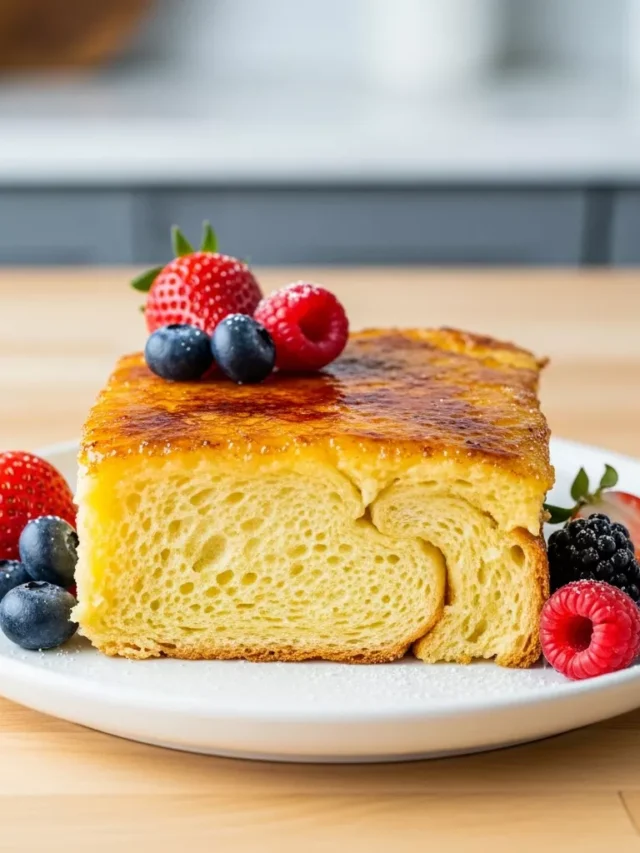 Perfect Crème Brûlée French Toast Bake For Brunch (Web Story)