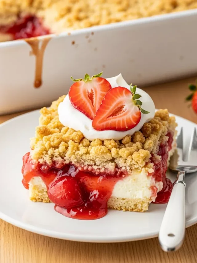 Easy Strawberry Cheesecake Dump Cake Effortless Strawberry Cheesecake Dump Cake Dream (Web Story)
