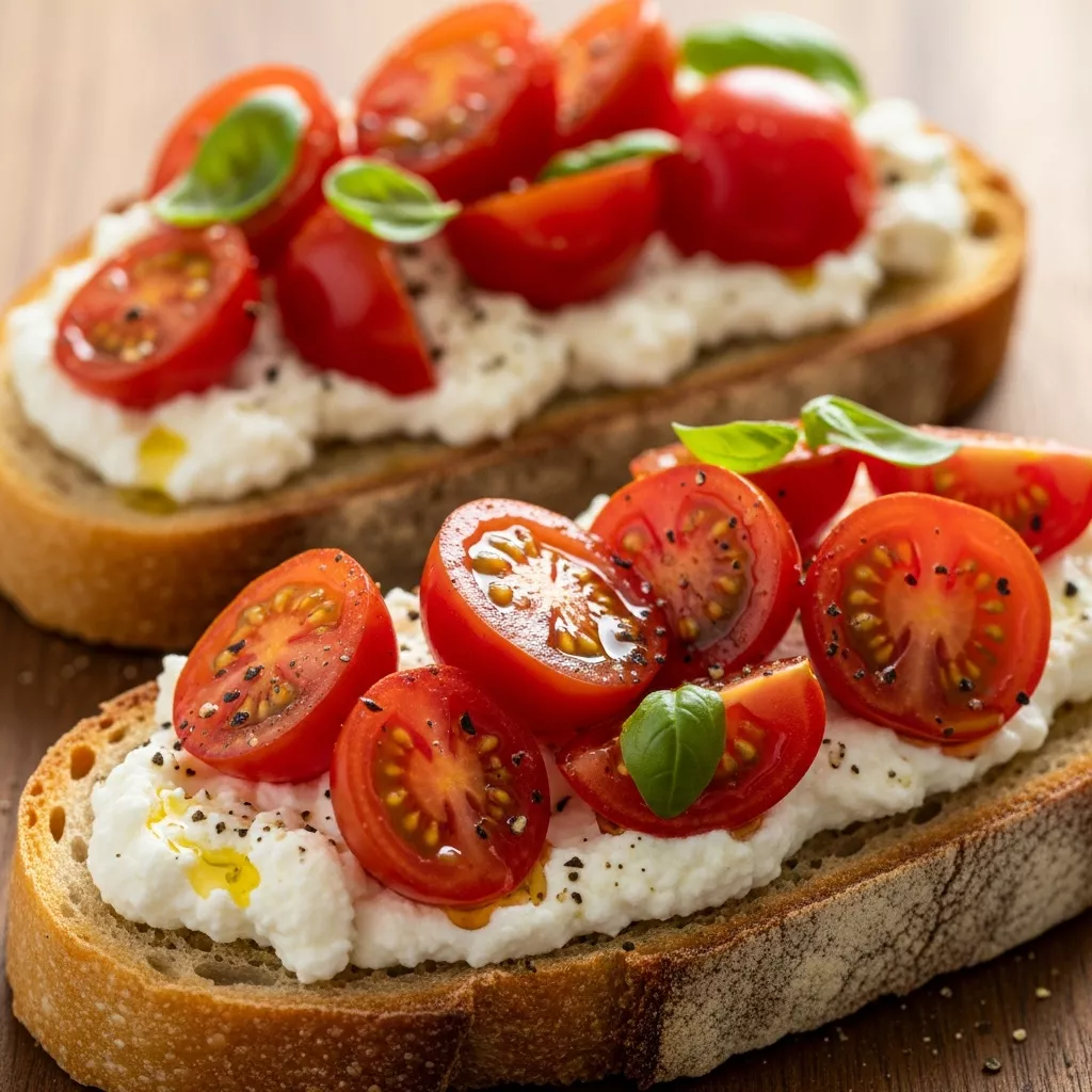 Ricotta tomato sourdough Ricotta and Tomato Sourdough Toast