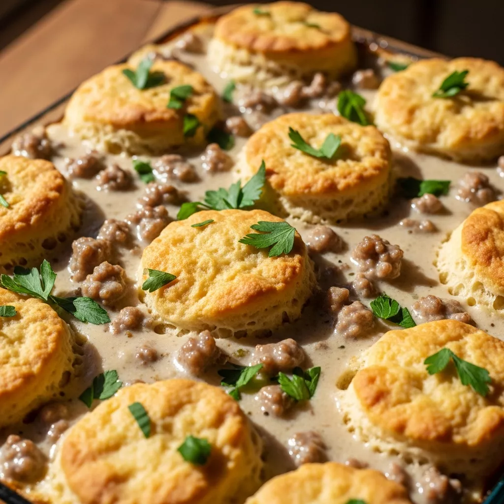 Ultimate Biscuits and Gravy Casserole