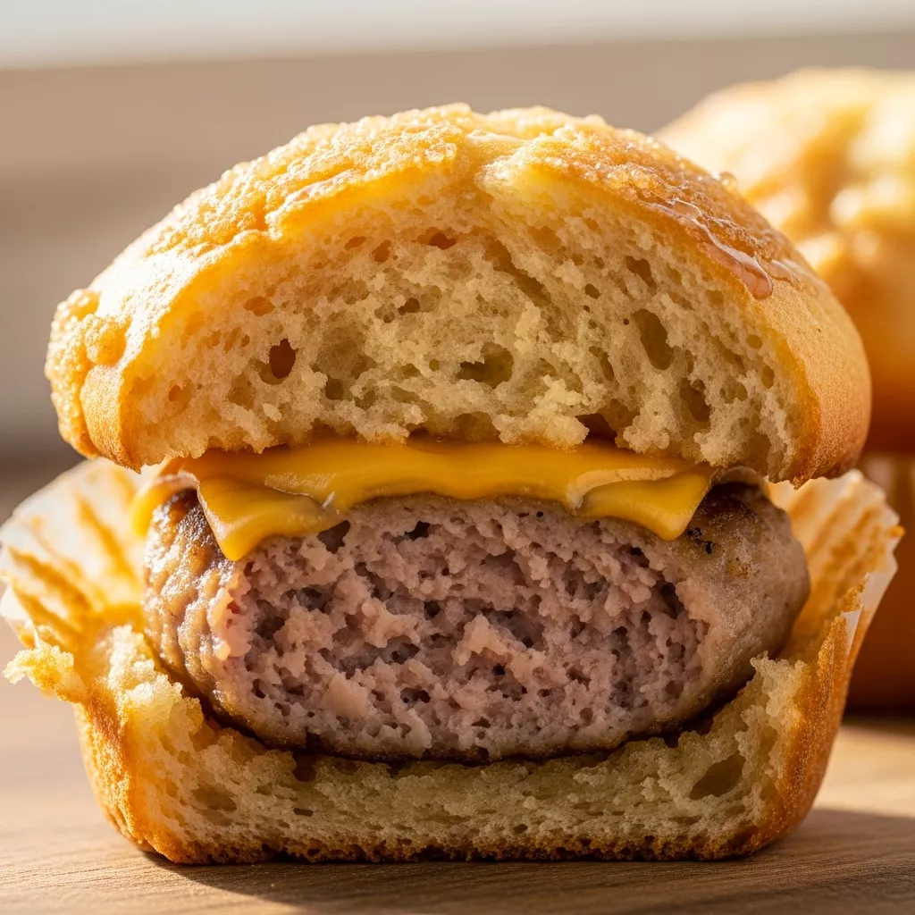 Sausage mcgriddle muffins Savory Sausage McGriddle Muffin close-up