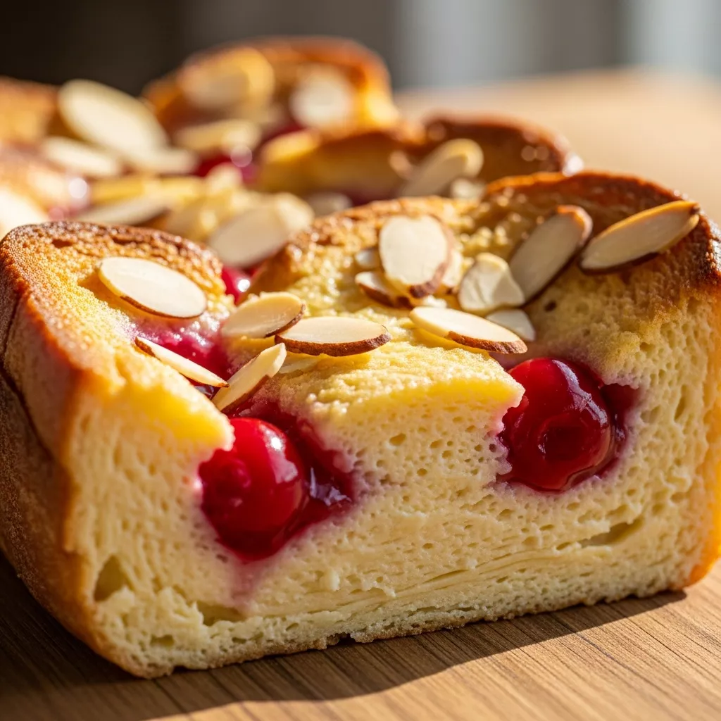 Cozy Baked Cherry Cheesecake French Toast Casserole