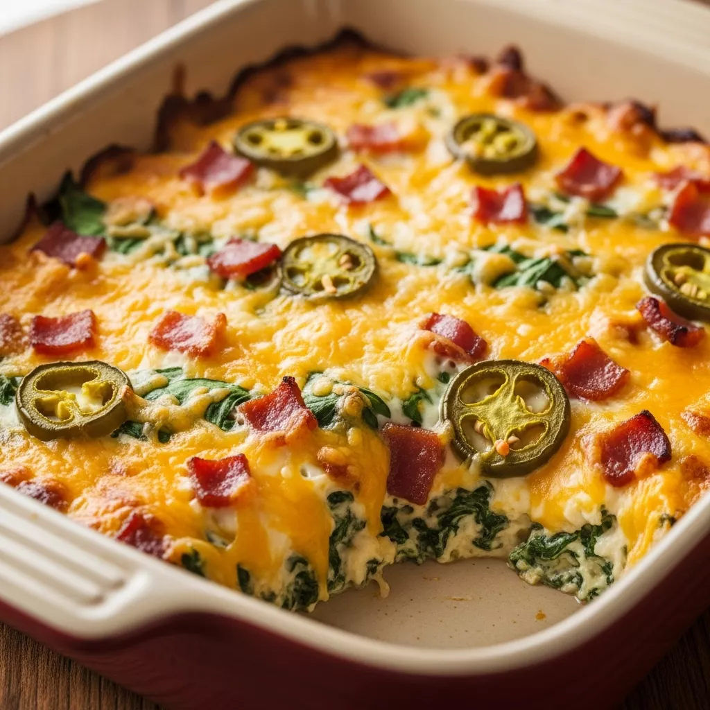 Jalapeno Spinach Dip: Spicy Turkey Turkey turkey turkey bacon Jalapeño Spinach Dip