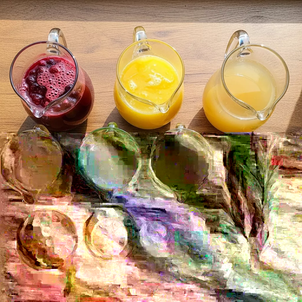 Ingredients for Sparkling Holiday Jingle Juice