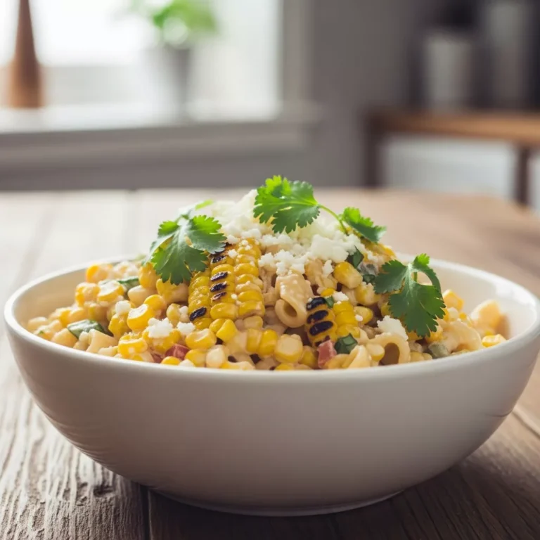 Creamy Mexican Street Corn Pasta Salad