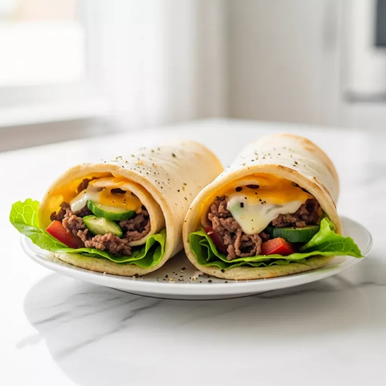 Keto Philly Cheesesteak Roll Ups on a plate