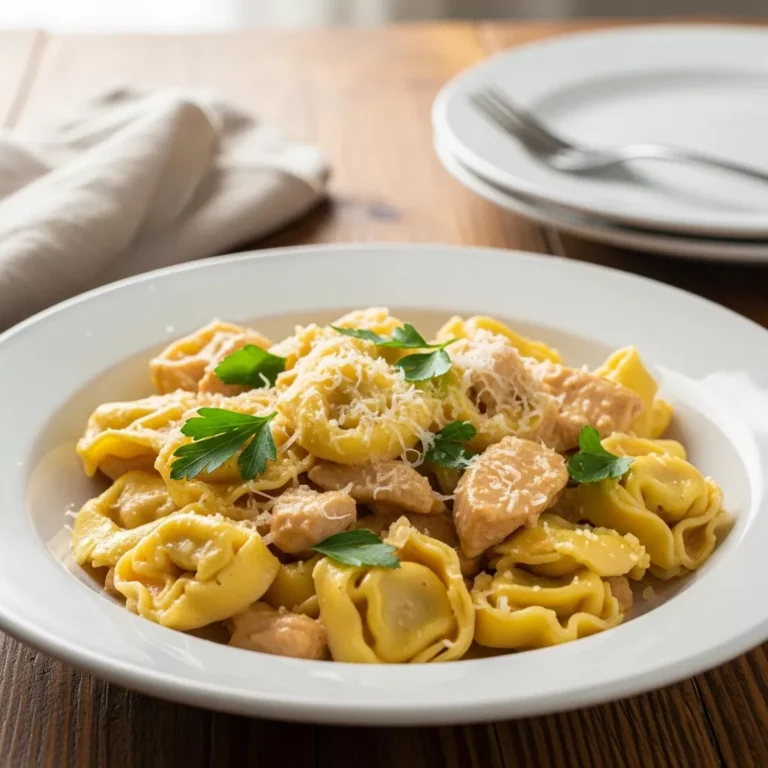 chicken tortellini recipe Creamy Spicy Garlic Butter Chicken Tortellini