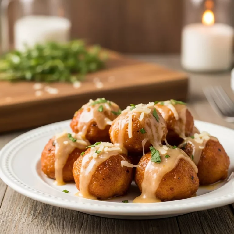 Cowboy butter chicken bites on a plate