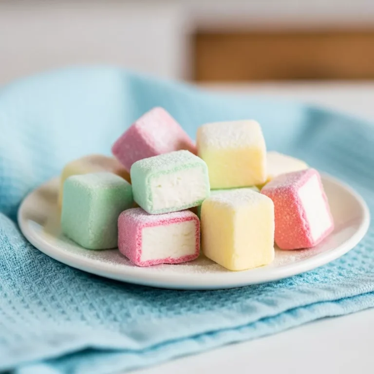 Pastel old fashioned butter mints on a plate