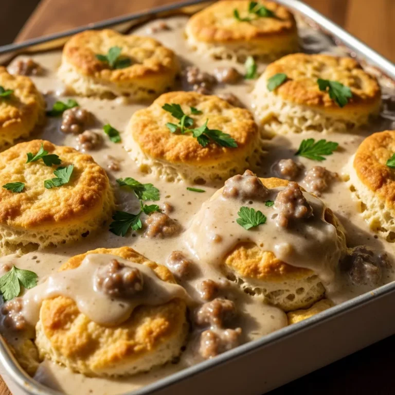Easy Biscuits and Gravy Casserole Recipe