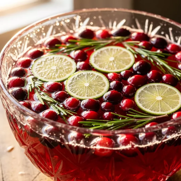 Recipe card for Sparkling Holiday Jingle Juice