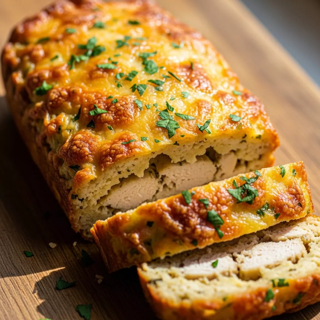 Cheesy Garlic Chicken Loaf: Ultimate Cheesy Garlic Parmesan Chicken Loaf