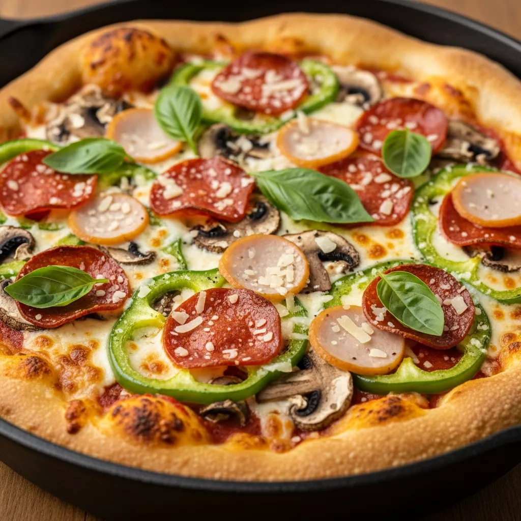 Ultimate Cast Iron Skillet Pizza