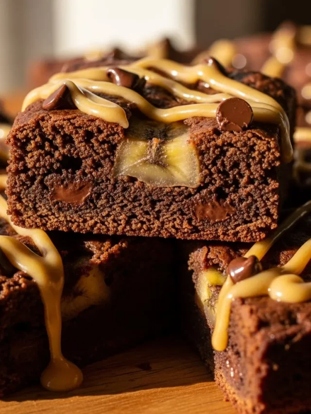 Delicious Banana Bread Brownies: Easy Recipe With Brown Butter Glaze (Web Story)