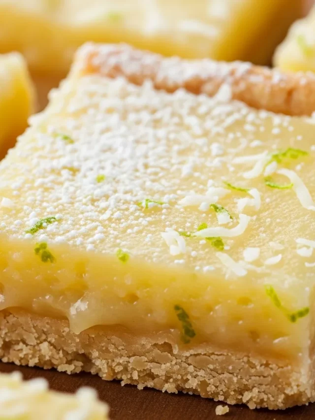 Amazing Coconut Lime Bars Recipe: A Tropical Delight (Web Story)