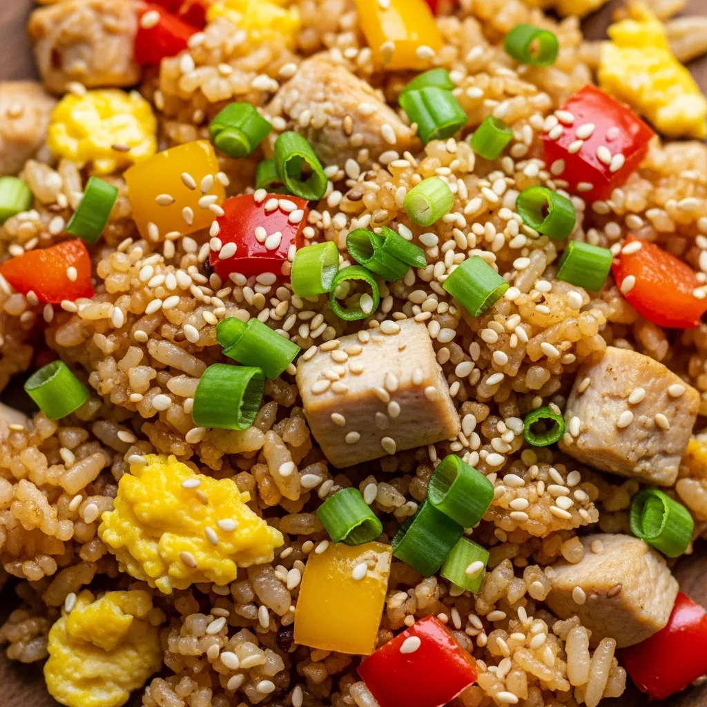 Savory Breakfast Fried Rice - Crispy and Flavorful