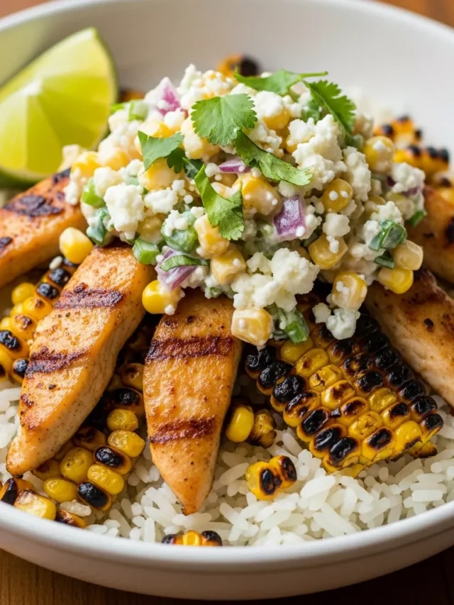 Ultimate Street Corn Chicken Rice Bowl Recipe: Easy & Flavorful (Web Story)