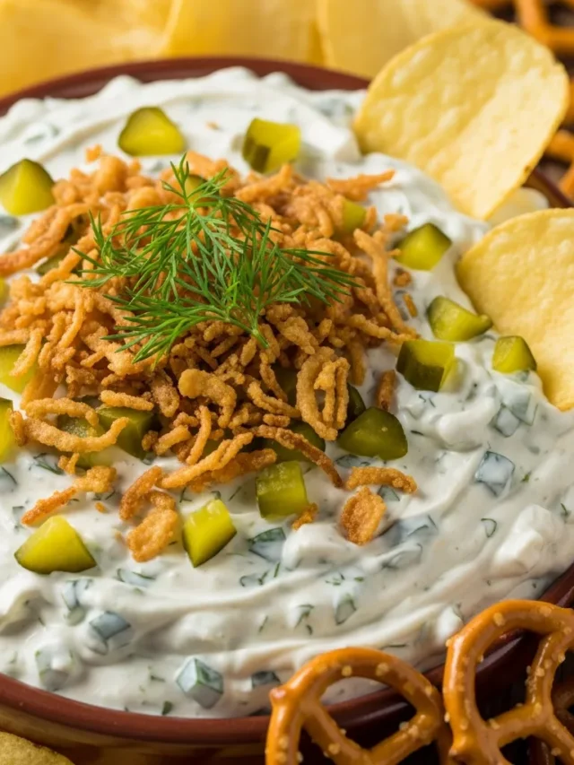 Amazing Creamy Easy Fried Pickle Dip: No Frying Needed (Web Story)