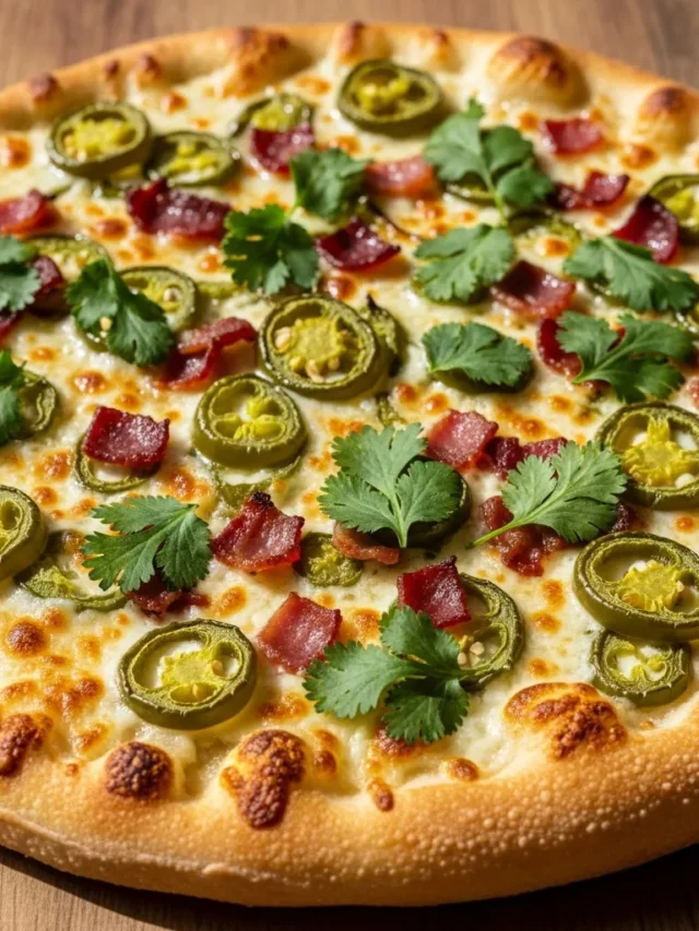 Ultimate Jalapeño Popper Pizza: Cheesy, Spicy Delight (Web Story)