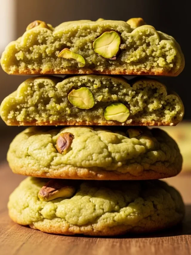 Amazing Soft And Chewy Pistachio Pudding Cookies Recipe (Web Story)
