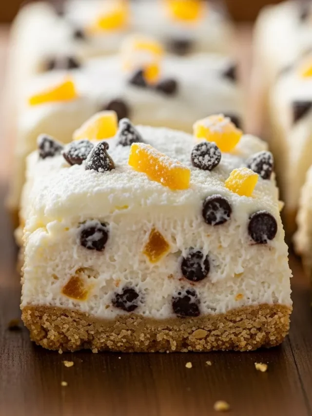 Cannoli Squares Recipe Simple Cannoli Squares: A Delicious No-bake Treat (Web Story)