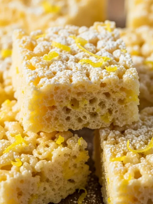 Amazing Lemon Rice Krispie Treats: A Zesty Twist On A Classic (Web Story)