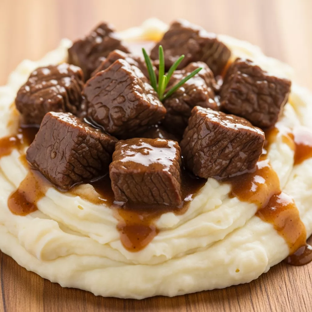 Effortless Slow Cooker Beef Manhattan