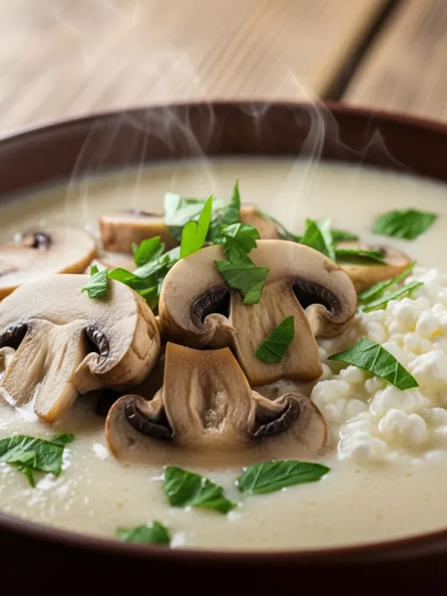 Unbelievably Easy Cottage Cheese Mushroom Soup Recipe: Ready Now (Web Story)