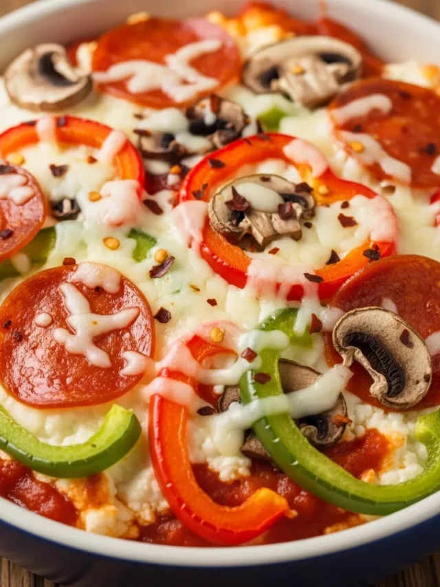 Irresistible Cottage Cheese Pizza Bowl: Your Guilt-Free Pizza Fix (Web Story)