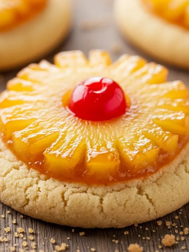Pineapple Sugar Cookies: Upside Down Bliss You Can’t Resist (Web Story)