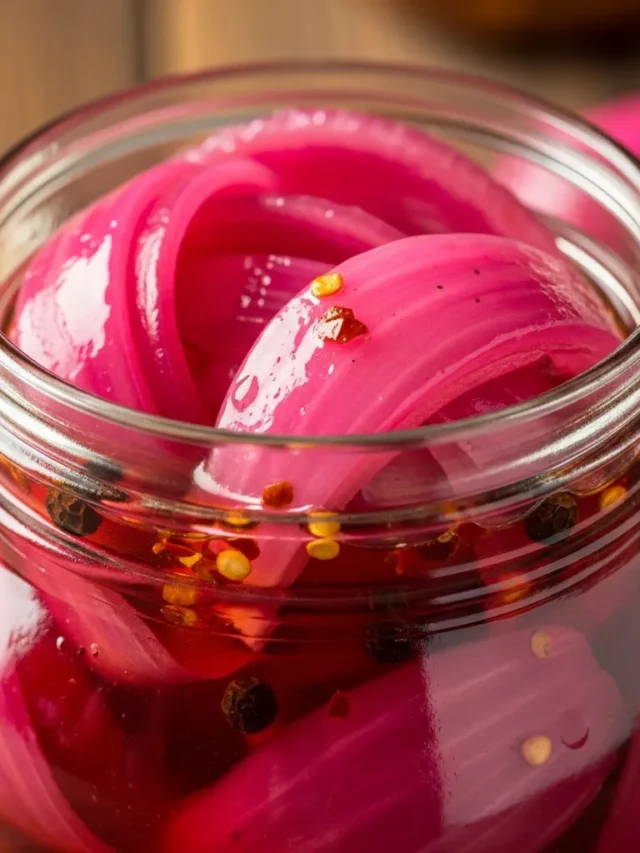 Easy Hot Honey Pickled Red Onions: Sweet & Spicy Condiment Bliss (Web Story)