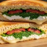 Gourmet Sun-Dried Tomato, Spinach & Ricotta Grilled Cheese Sandwich