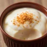 Silky Smooth Thai Coconut Custard with Toasted Coconut Flakes