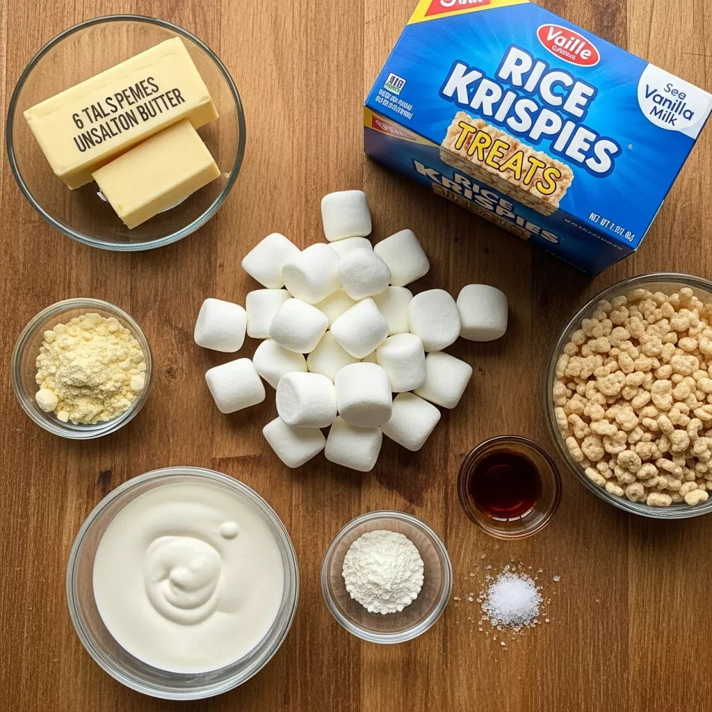 Ingredients for Irresistible Crack Rice Krispies Treats