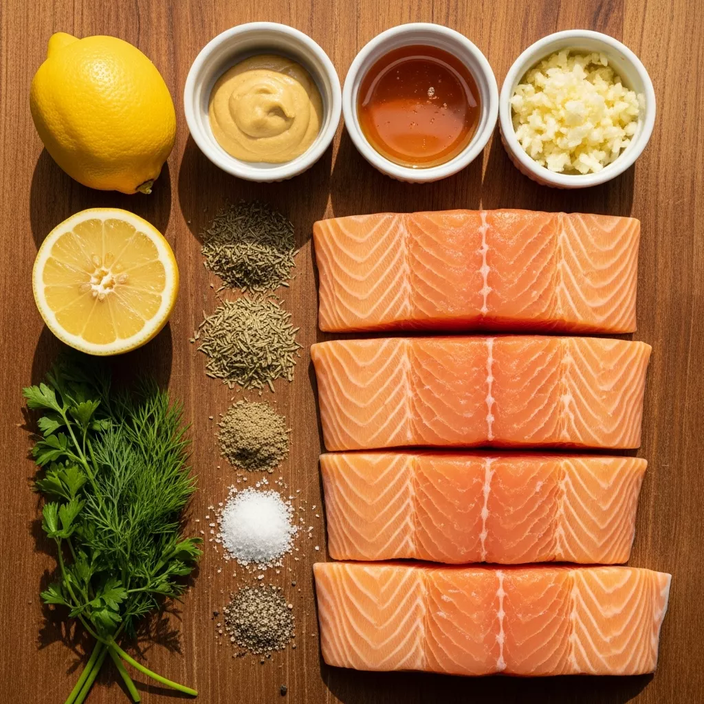 Ingredients for Decadent Honey Butter Glazed Salmon: Your Festive Holiday Main