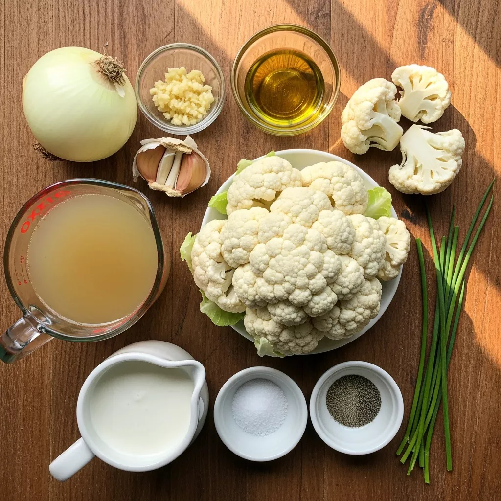 Ingredients for Comforting Low Carb Soup for Weight Loss