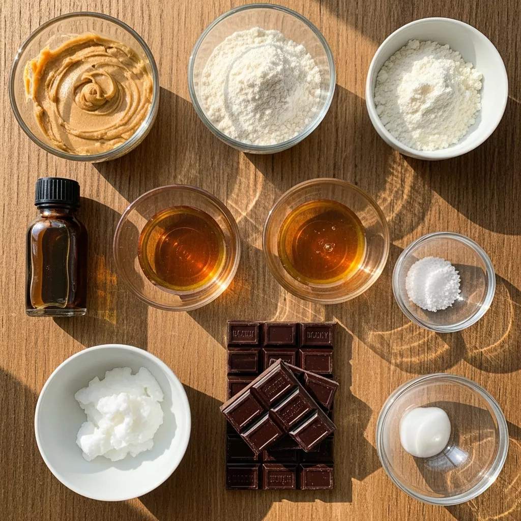 Ingredients for No-Bake Healthy Buckeyes