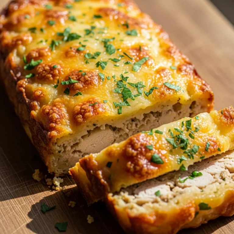 How to Make Cheesy Garlic Chicken Loaf